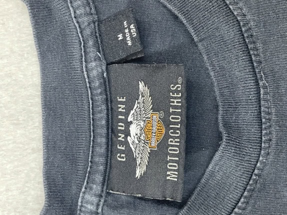 HARLEY DAVIDSON GRAPHIC TEE WASHED BLACK ΑΝΤΡΙΚΟ PRE OWNED M