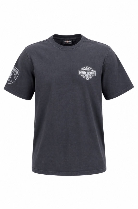 HARLEY DAVIDSON GRAPHIC TEE WASHED BLACK ΑΝΤΡΙΚΟ PRE OWNED M