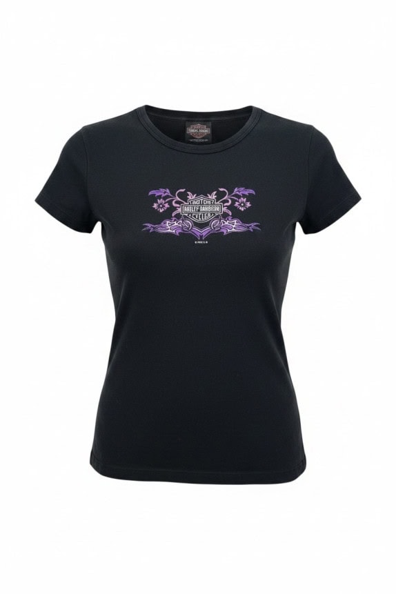 HARLEY DAVIDSON ΓΥΝΑΙΚΕΙΟ GRAPHIC TEE ΜΑΥΡΟ PRE OWNED XS
