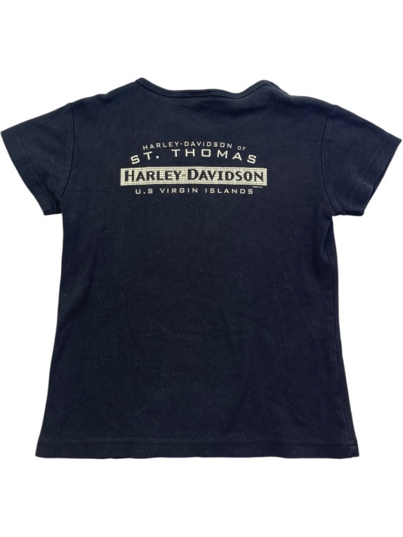 HARLEY DAVIDSON ΓΥΝΑΙΚΕΙΟ GRAPHIC TEE ΜΑΥΡΟ PRE OWNED XS