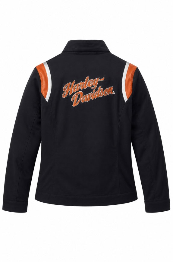 HARLEY DAVIDSON JACKET RACING NERO DONNA PRE OWNED L