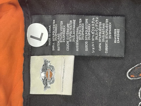 HARLEY DAVIDSON JACKET RACING NERO DONNA PRE OWNED L