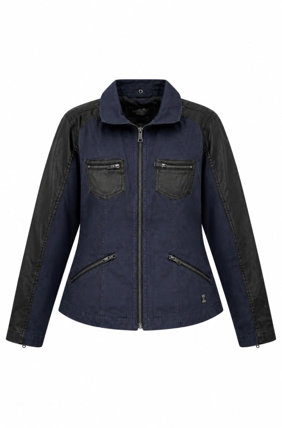 HARLEY DAVIDSON JACKET RACING NAVY ΑΝΤΡΙΚΟ PRE OWNED L