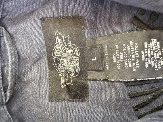 HARLEY DAVIDSON JACKET RACING NAVY ΑΝΤΡΙΚΟ PRE OWNED L