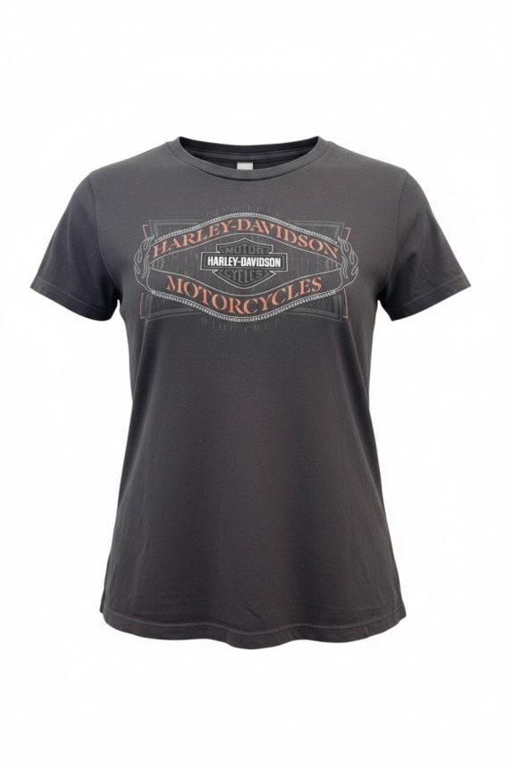 HARLEY DAVIDSON ΚΟΝΤΟΜΑΝΙΚΗ ΜΠΛΟΥΖΑ GRAPHIC FADED BLACK ΓΥΝΑΙΚΕΙΟ PRE OWNED S