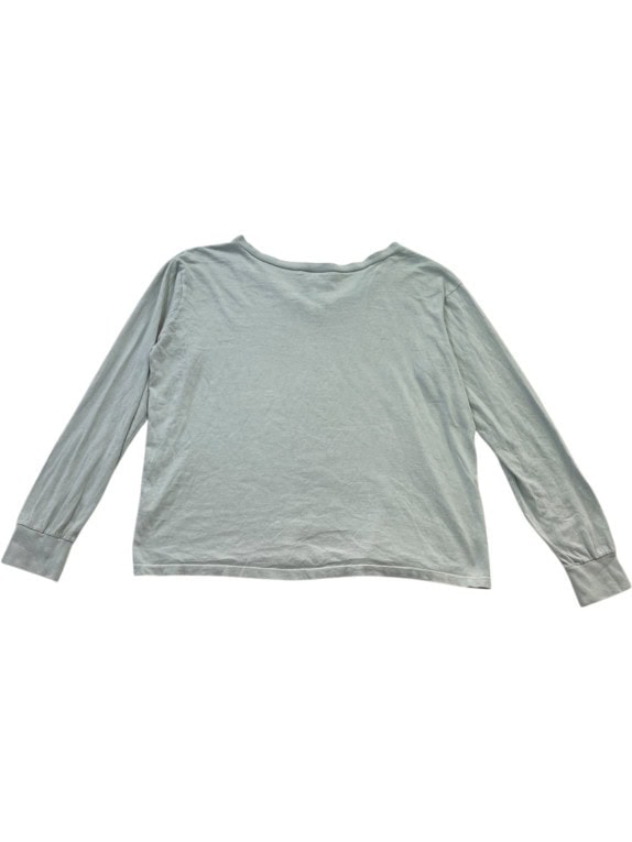 HARLEY DAVIDSON LONG SLEEVE T SHIRT GRAPHIC LIGHT GREY WOMEN PRE OWNED M