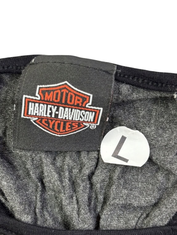 HARLEY DAVIDSON MAGLIA GRAPHIC CHARCOAL DONNA PRE OWNED L