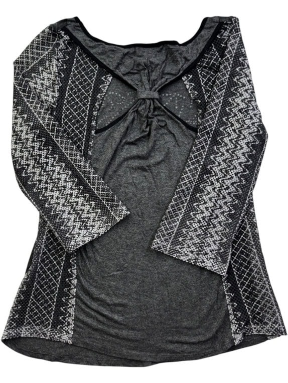 HARLEY DAVIDSON MAGLIA GRAPHIC CHARCOAL DONNA PRE OWNED L
