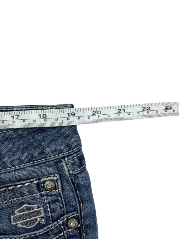 HARLEY DAVIDSON JEANS BLU DA DONNA XL usato