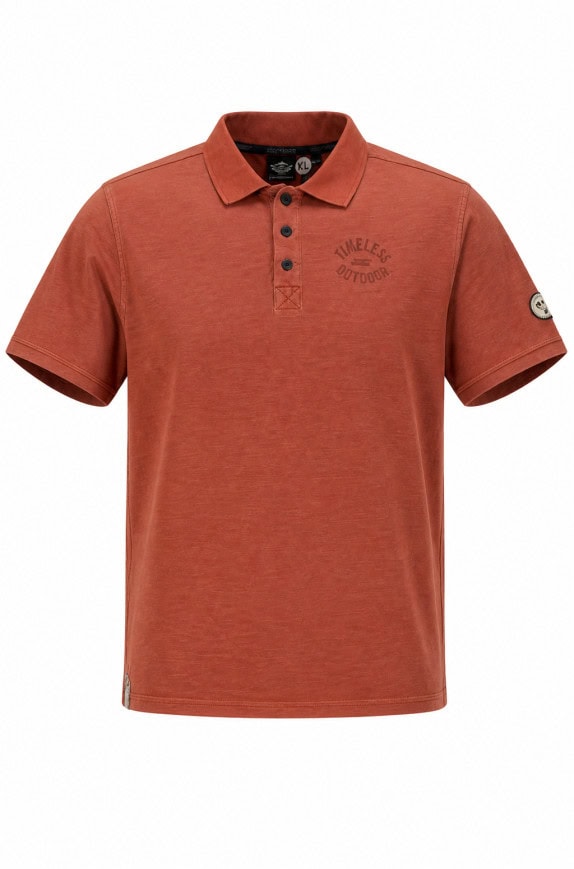 HARLEY DAVIDSON POLO SHIRT MINIMAL ORANGE ΑΝΤΡΙΚΟ PRE OWNED XL