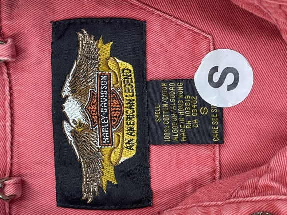 HARLEY DAVIDSON ΠΟΥΚΑΜΙΣΟ WORKWEAR ΚΟΚΚΙΝΟ ΓΥΝΑΙΚΕΙΟ PRE OWNED S