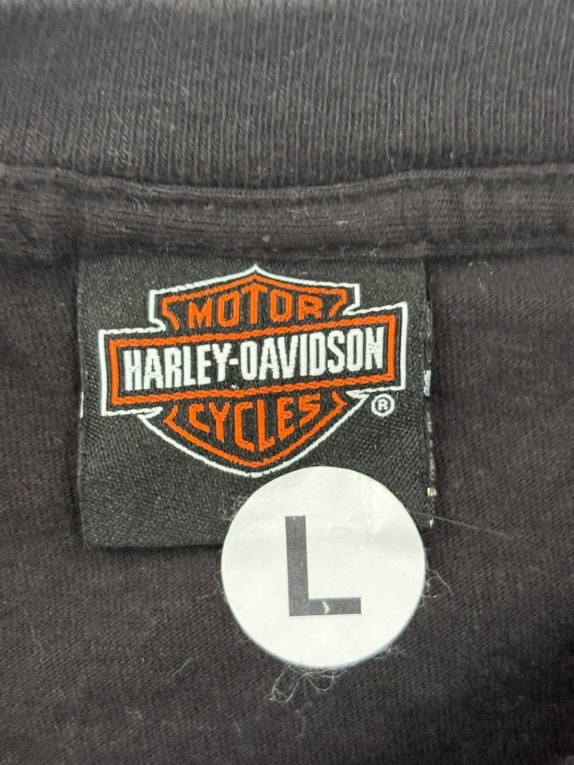 HARLEY DAVIDSON T SHIRT GRAPHIC FADED BLACK ΑΝΤΡΙΚΟ PRE OWNED L