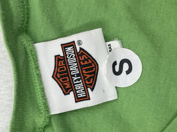 HARLEY DAVIDSON T SHIRT GRAPHIC VERDE DONNA PRE OWNED S