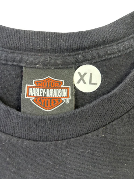 HARLEY DAVIDSON T SHIRT GRAPHIC NERO UOMO PRE OWNED XL