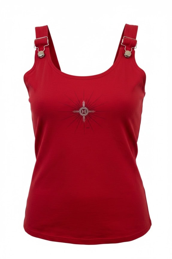 HARLEY DAVIDSON TOP GRAPHIC ROSSO DONNA PRE OWNED M