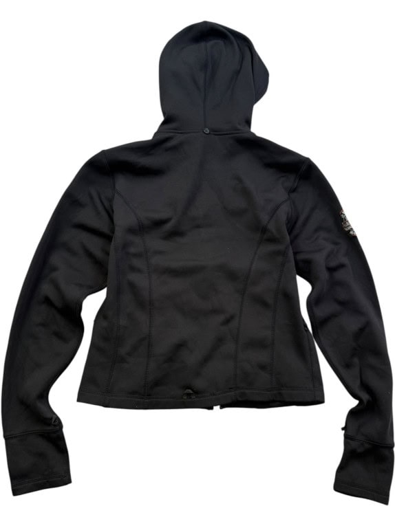 HARLEY DAVIDSON ZIP HOODIE STREETWEAR BLACK WOMEN PRE OWNED M