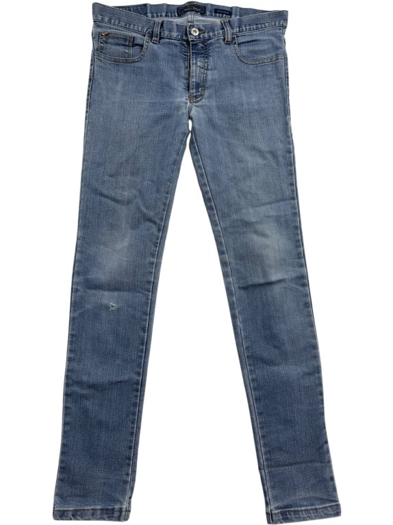 Harmont & Blaine Τζιν Παντελόνι SUPER SLIM Λογότυπο Μπλε Ανδρικό S