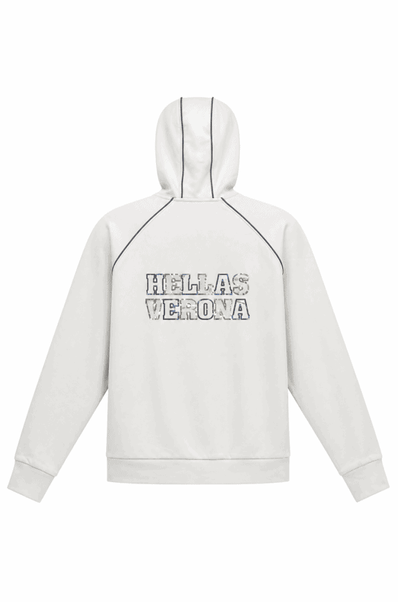 HELLAS VERONA FC ΖΑΚΕΤΑ ΜΕ ΚΟΥΚΟΥΛΑ SPORTSWEAR ΛΕΥΚΟ ΑΝΤΡΙΚΟ PRE OWNED M