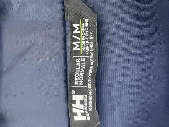 HELLY HANSEN GIACCA CON CAPPUCCIO BLU NAVY UOMO PRE OWNED