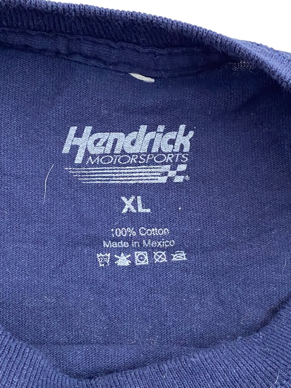 HENDRICK MOTORSPORTS LONG SLEEVE T-SHIRT KYLE LARSON 2021 CHAMPION BLUE XL