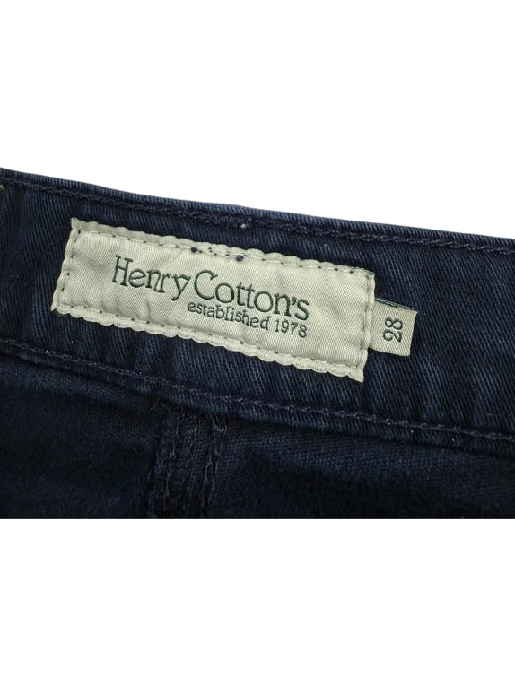Henry Cotton’s Παντελόνι Chino Navy Blue Ανδρικό XS (28)