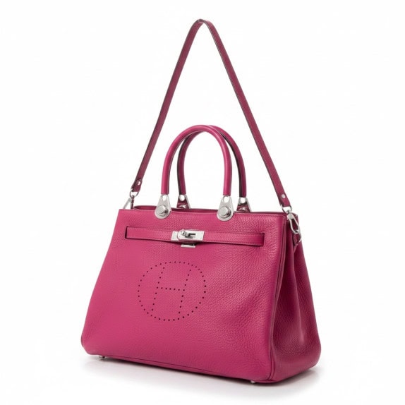 HERMES ΤΣΑΝΤΑ ΧΕΙΡΟΣ CLASSIC ΦΟΥΞΙΑ ΓΥΝΑΙΚΕΙΟ PRE OWNED