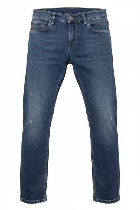 HERMES ΤΖΙΝ ΚΕΝΤΗΜΕΝΟ WASHED BLUE UNISEX PRE OWNED S