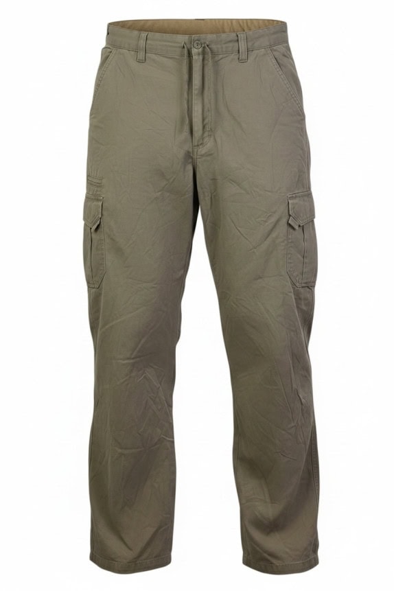HIGHLAND RIDGE PANTALONI CARGO UTILITY OLIVA UOMO PRE OWNED L