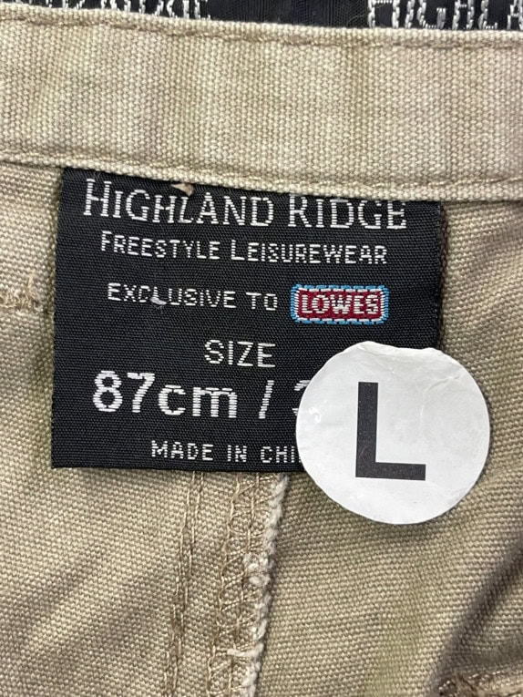 HIGHLAND RIDGE CARGO ΠΑΝΤΕΛΟΝΙ UTILITY ΛΑΔΙ ΑΝΤΡΙΚΟ PRE OWNED L