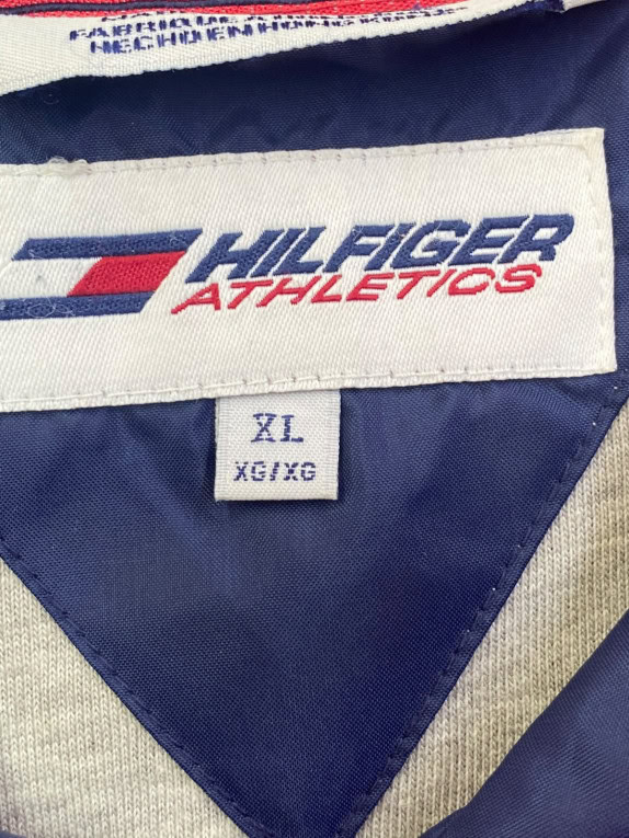 HILFIGER ATHLETICS ΑΝΤΙΑΝΕΜΙΚΟ ΜΠΟΥΦΑΝ VINTAGE SPORTSWEAR ΚΟΚΚΙΝΟ ΑΝΤΡΙΚΟ PRE OWNED XL