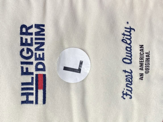 HILFIGER DENIM FELPA KHAKI UOMO PRE OWNED L