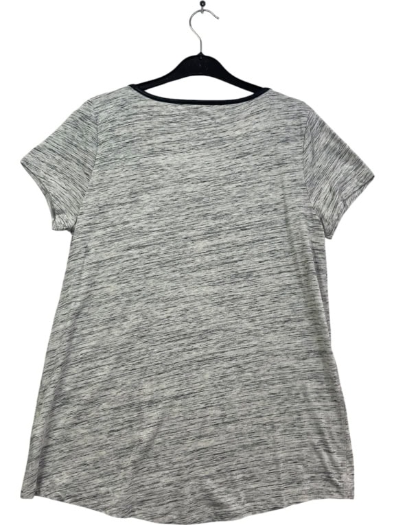 HILFIGER DENIM T SHIRT VINTAGE GREY WOMENS L pre-owned