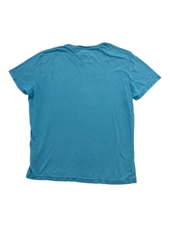 HILFIGER DENIM T-SHIRT VINTAGE STYLE ΜΕ ΤΥΠΩΜΑ ΓΑΛΑΖΙΟ ΑΝΔΡΙΚΟ MEDIUM