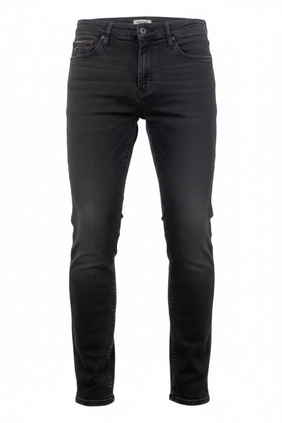 HILFIGER DENIM ΤΖΙΝ ΠΑΝΤΕΛΟΝΙ SLIM FIT FADED BLACK ΑΝΤΡΙΚΟ PRE OWNED L