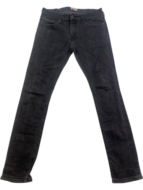 HILFIGER DENIM ΤΖΙΝ ΠΑΝΤΕΛΟΝΙ SLIM FIT FADED BLACK ΑΝΤΡΙΚΟ PRE OWNED L
