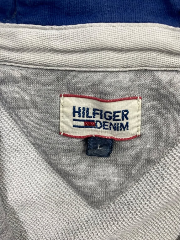 HILFIGER DENIM Ζακέτα Φούτερ Vintage NY Logo Γκρι Γυναικεία L
