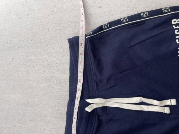 HILFIGER PANTALONI SPORTIVI LOGO BLU UOMO PRE OWNED L