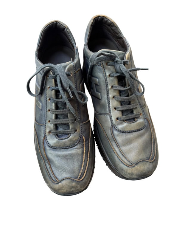 HOGAN SNEAKERS IN PELLE CLASSIC NERO UOMO PRE OWNED