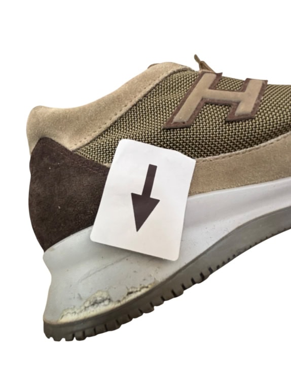 HOGAN SNEAKERS MINIMAL BEIGE UNISEX PRE OWNED EU 40