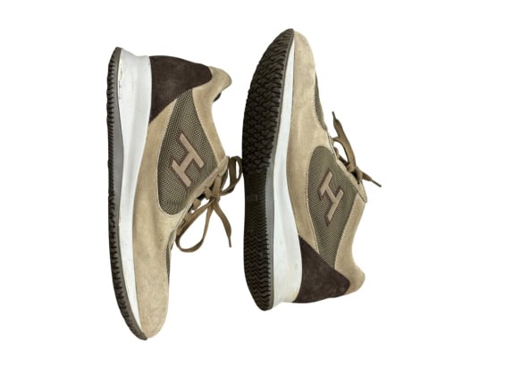 HOGAN SNEAKERS MINIMAL BEIGE UNISEX PRE OWNED EU 40