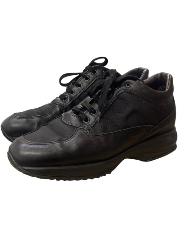 HOGAN SNEAKERS MINIMAL ΜΑΥΡΟ ΑΝΤΡΙΚΟ PRE OWNED EU 39