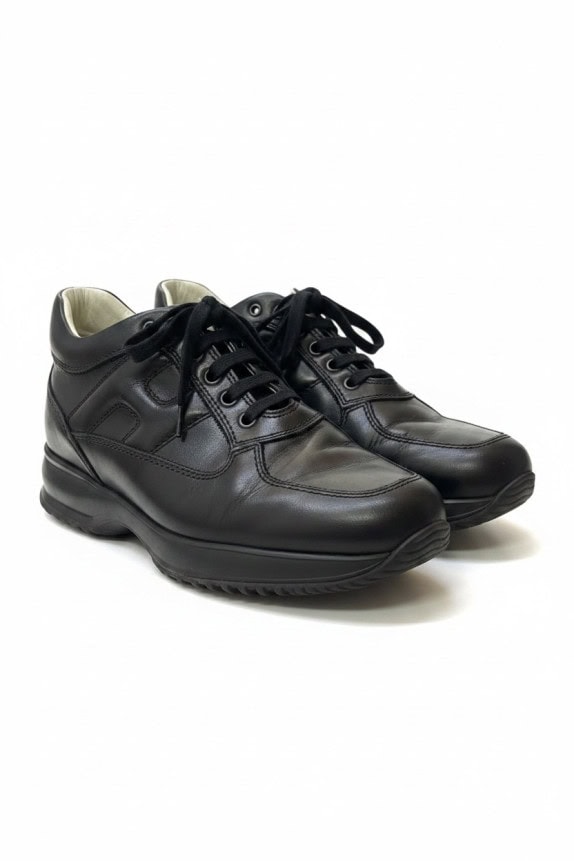 HOGAN SNEAKERS MINIMAL ΜΑΥΡΟ UNISEX PRE OWNED EU38