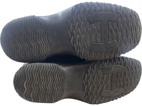HOGAN SNEAKERS MINIMAL ΜΑΥΡΟ UNISEX PRE OWNED EU38