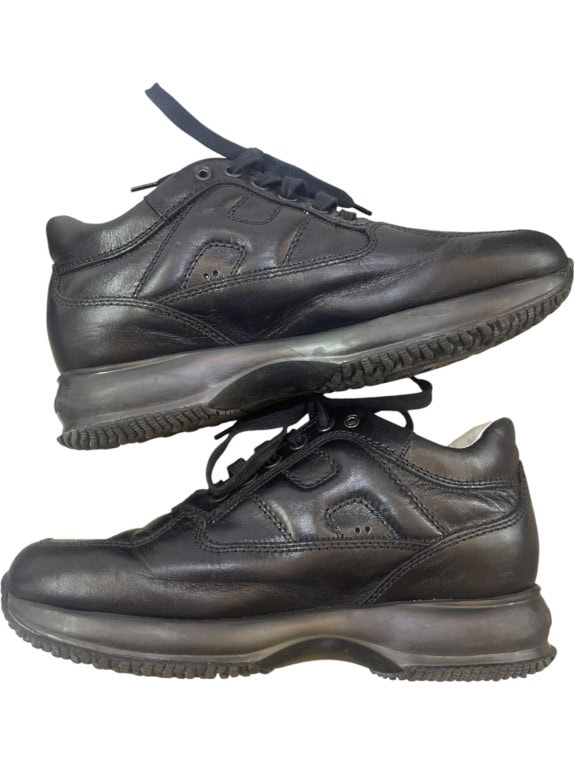HOGAN SNEAKERS MINIMAL ΜΑΥΡΟ UNISEX PRE OWNED EU38