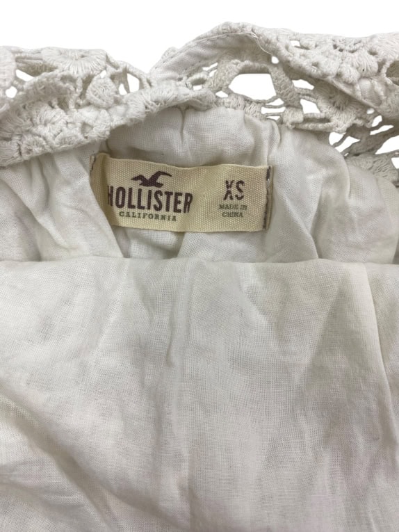 Hollister Sleeveless Boho Lace Dress White Women’s XS