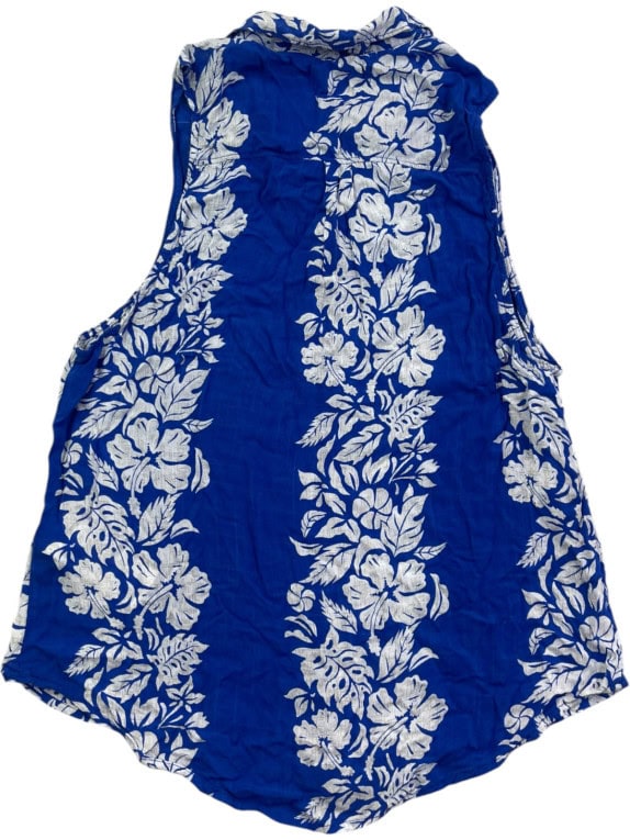 HOLLISTER ΑΜΑΝΙΚΟ ΠΟΥΚΑΜΙΣΟ FLORAL ΜΠΛΕ ΓΥΝΑΙΚΕΙΟ PRE OWNED S