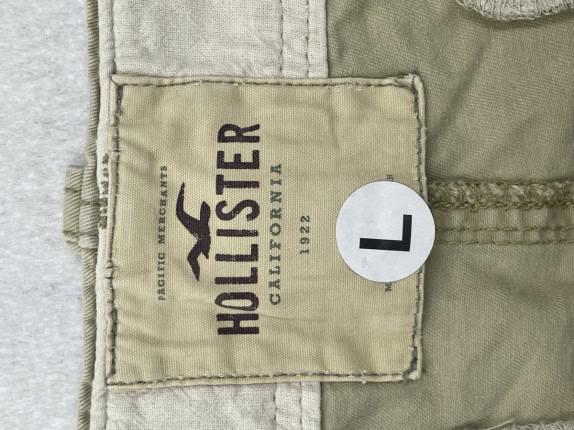 HOLLISTER CARGO SHORTS WORKWEAR ΚΑΜΗΛΟ ΑΝΤΡΙΚΟ PRE OWNED L