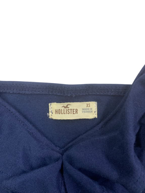 Hollister Φόρεμα Mini Wrap Ruffle Navy Μπλε Γυναικείο XS