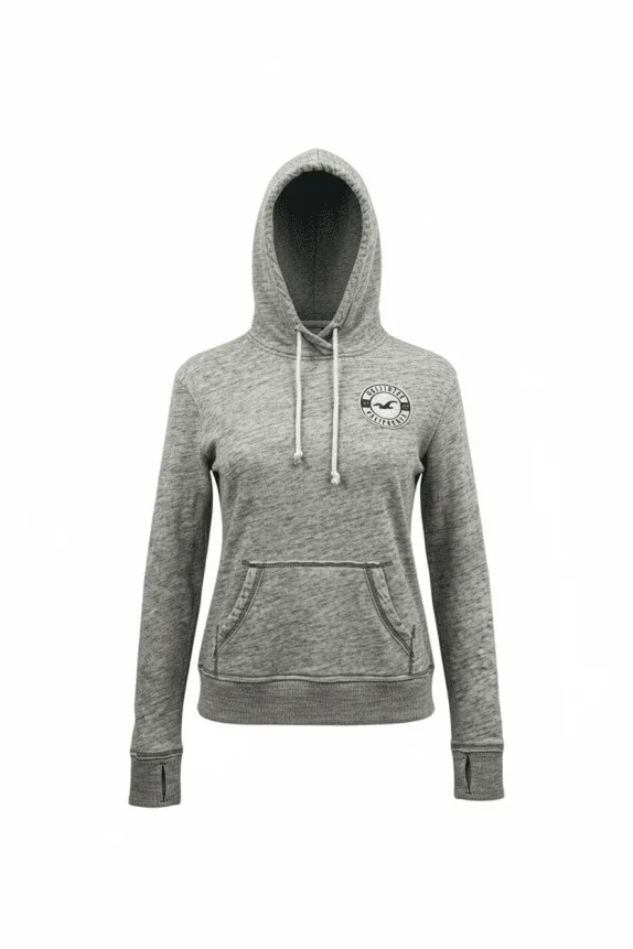 HOLLISTER Hoodie Casual Logo Grey Women’s S