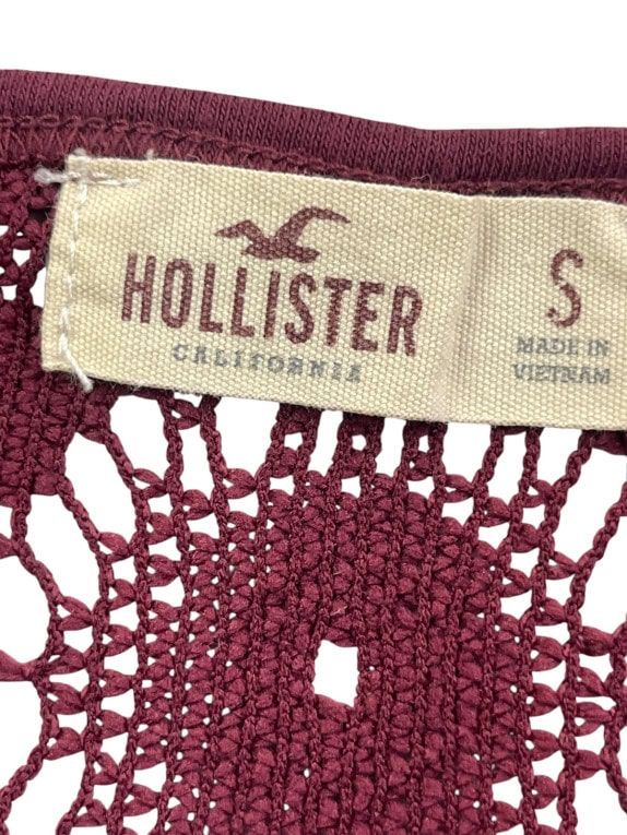 HOLLISTER ΜΑΚΡΥΜΑΝΙΚΗ ΜΠΛΟΥΖΑ GRAPHIC ΜΠΟΡΝΤΟ ΓΥΝΑΙΚΕΙΟ PRE OWNED S